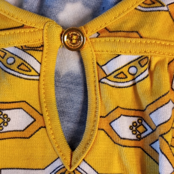 Juicy Couture Vintage Silk  Viscose Bohemian Retro Old Money Print Flowy Top - Picture 4 of 5